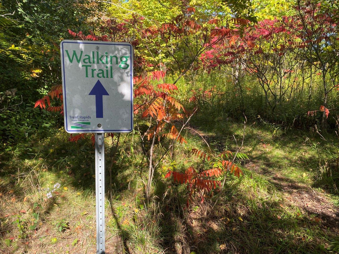 walking trail sign