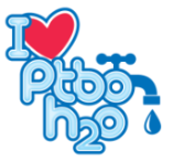 I love Peterborough water logo