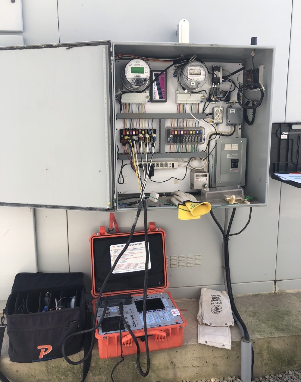 Meter panel in test