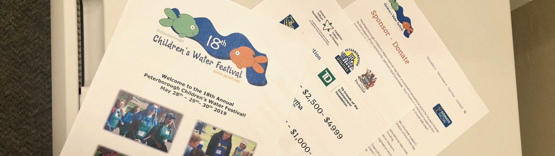 Peterborough Children's Water Festival Paper Handouts